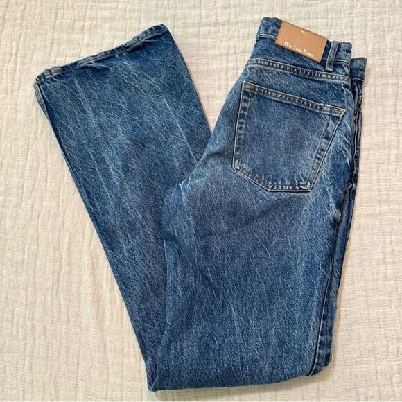 Free People We The Free Size 27 Blue Denim Jeans - Picture 1 of 13